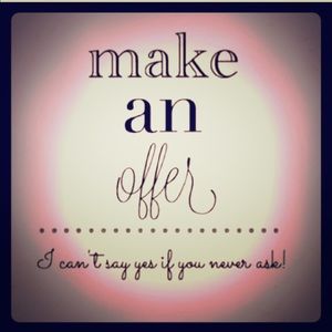 Make me an offer!